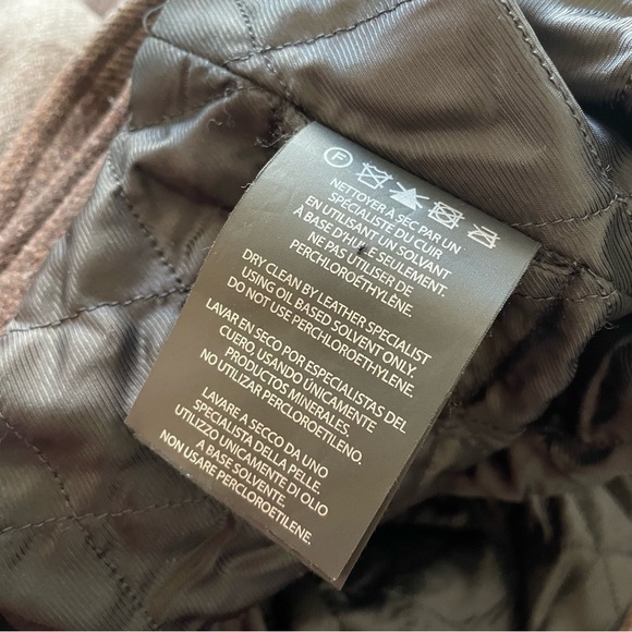 Mackage Men’s Clement Brown Plaid Wool Biker Motorcycle Jacket EUC Size 38/M - Picture 10 of 12